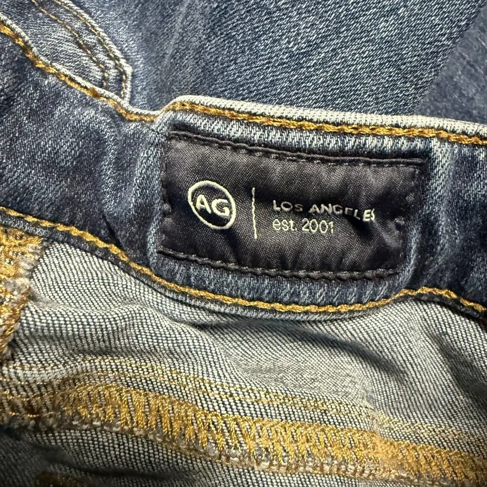 AG Farrah Ankle High Rise Skinny Jeans Size 26 Blue Denim - Picture 4 of 9